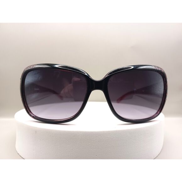 Panama Jack Pink and Black Zebra Print Rhinestone Bling Sunglasses - Picture 2 of 13